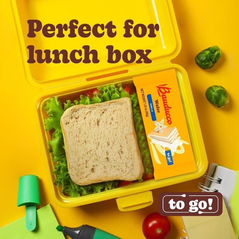 Wafer Cookies - Convenient Single Serve Wafer Cookies With 3 Layers of Cream - Delicious Sweet Snack on the go or Dessert 28.2oz (Pack of 20)