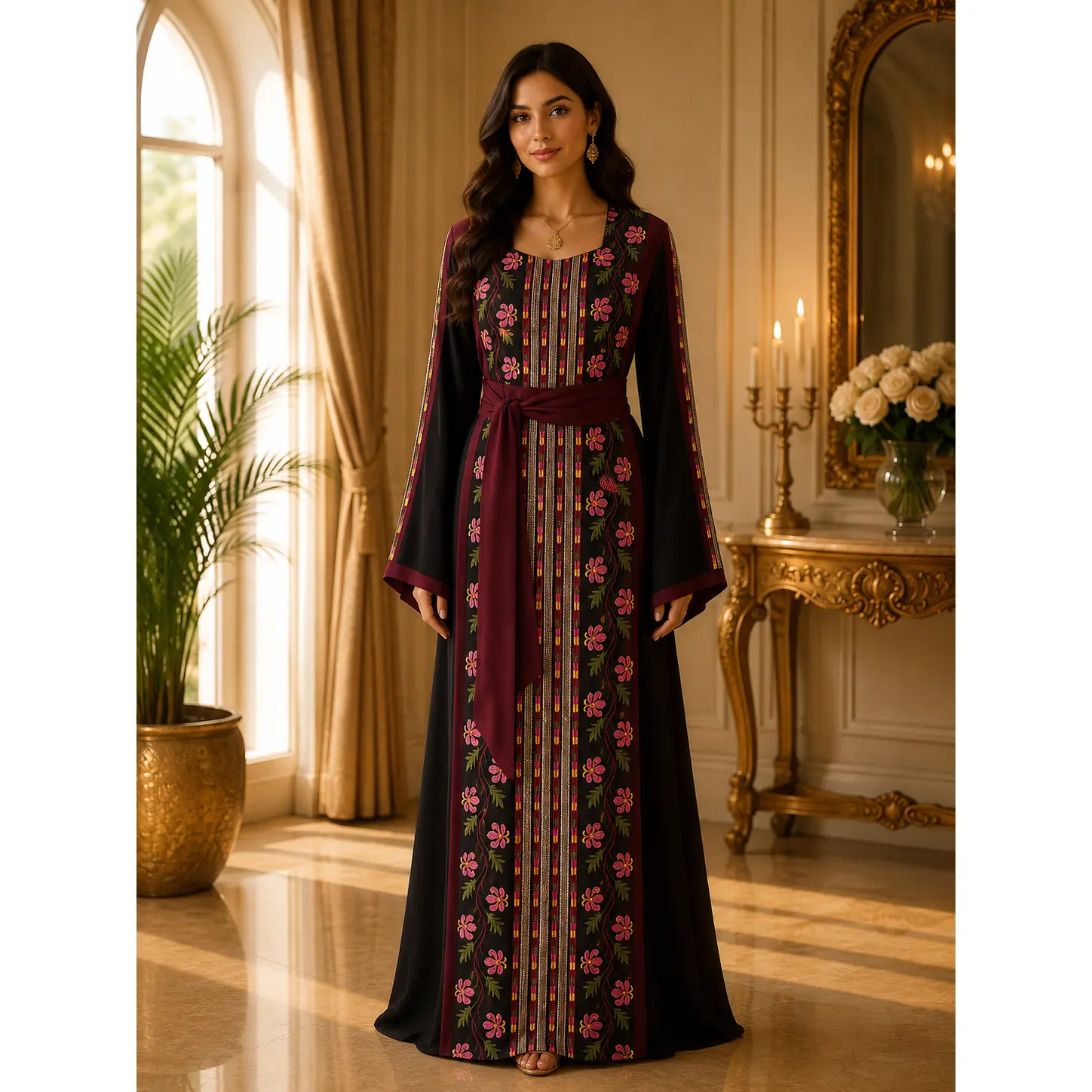 Thobe Areen With Manajel Beads