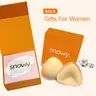 SNOWY Women's Reusable Thick Push-Up Sticky Bra Inserts - Double-Sided Adhesive Breast Pads, Full Bust Lift Invisible Underwear Accessory for Wedding Dresses, Lightweight Fits Tops & Tank Tops
