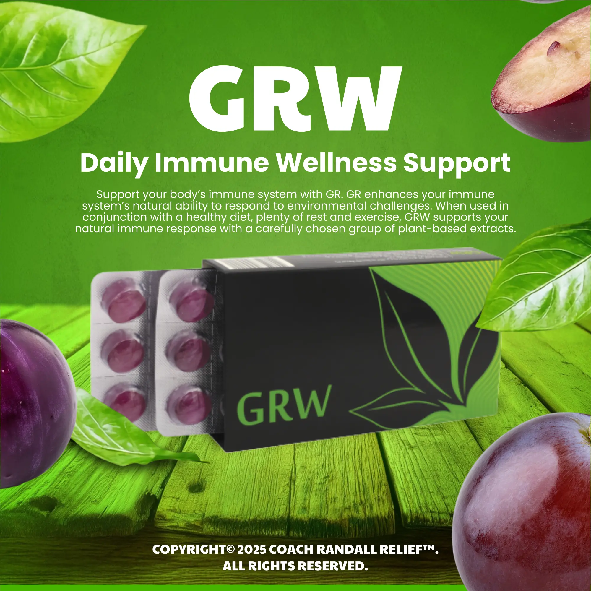 Grow GRW Candy Drops for Immune System Support