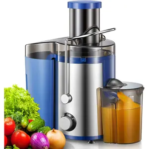 Juicer Machine, 800W Centrifugal Juicer Extractor with Wide Mouth 3" Feed Chute for Fruit Vegetable, Easy to Clean, Stainless Steel,  (Blue)