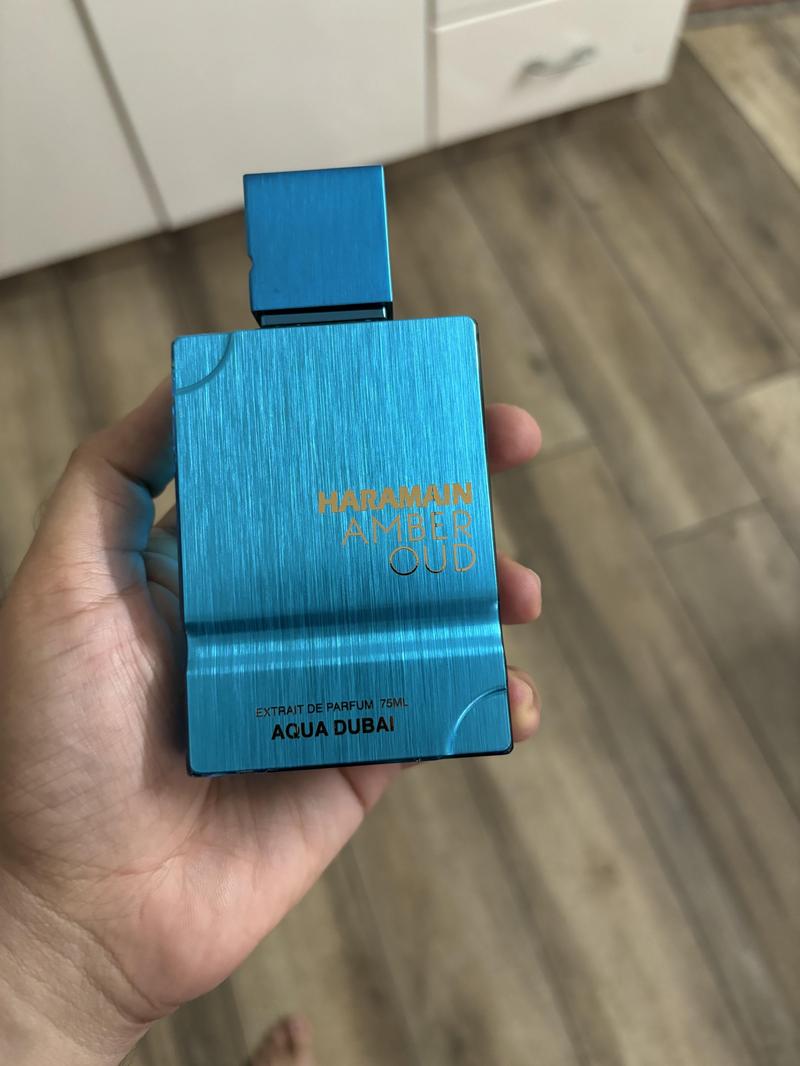Al Haramain Amber Oud Aqua Dubai Edition - Arabian Perfume for Women and Men - Fresh and Fruity Arabic Perfume - EDP Spray 75ML