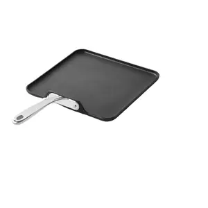 Square Nonstick Griddle for Professional Cooking Aluminium Cookware
