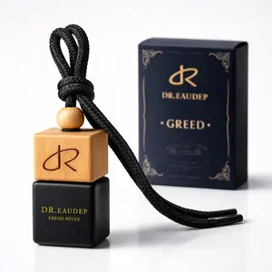 Greed Car Air Freshener - AventosInspired Cologne Scent Diffuser for Cars, Refined Fragrance with Premium Essential Oils, Masculine Woody Leather Scent, Hanging Car Diffuser, Luxury Gift for Men