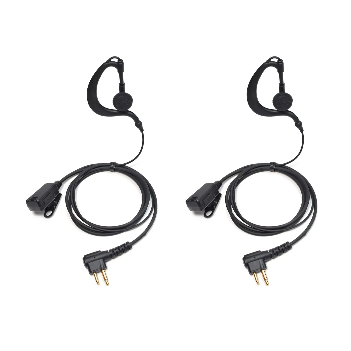 Auricolare In-Ear Cablato Con Microfono PTT Per Motorola CP040, DP1400, GP68, GP88, GP300, XT420, XT460 – Cancellazione Del Rumore, Vestibilità Comoda E Cavo Durevole, Standard Kenwood