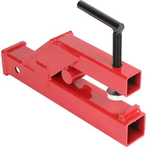 Tractor Clamp On Trailer Hitch 2" Ball Tractor Mount Receiver Hitch Mount Adapter Compatible with Deere Bobcat Tractor Bucket