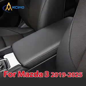 Car Center Console Protective Cover, Retro Sewing Waterproof Anti-scratch Durable Protective Cover for Mazda 3 Axela