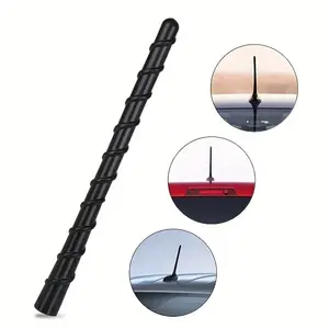 15cm Universal Car Antenna Top Cover, Spiral Rubber Short Antenna, Standing Antenna Rod, Durable Fashion Car Accessories