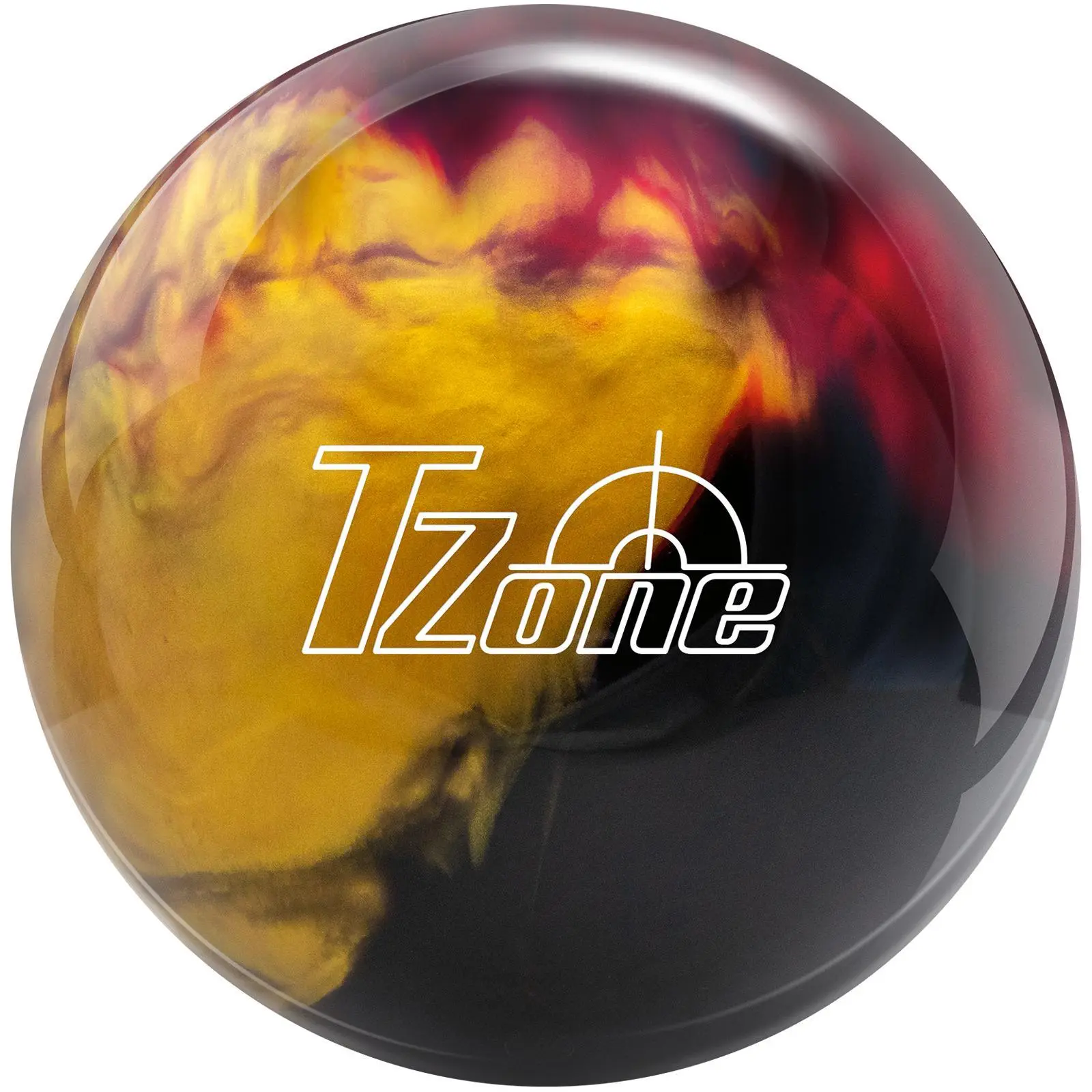 Brunswick TZone Scarlet/Gold/Black Bowling Ball
