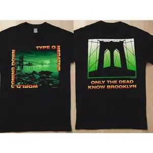VTG 90s Type O Negative World Coming Down 1999 Tour T-shirt, size S-5XL