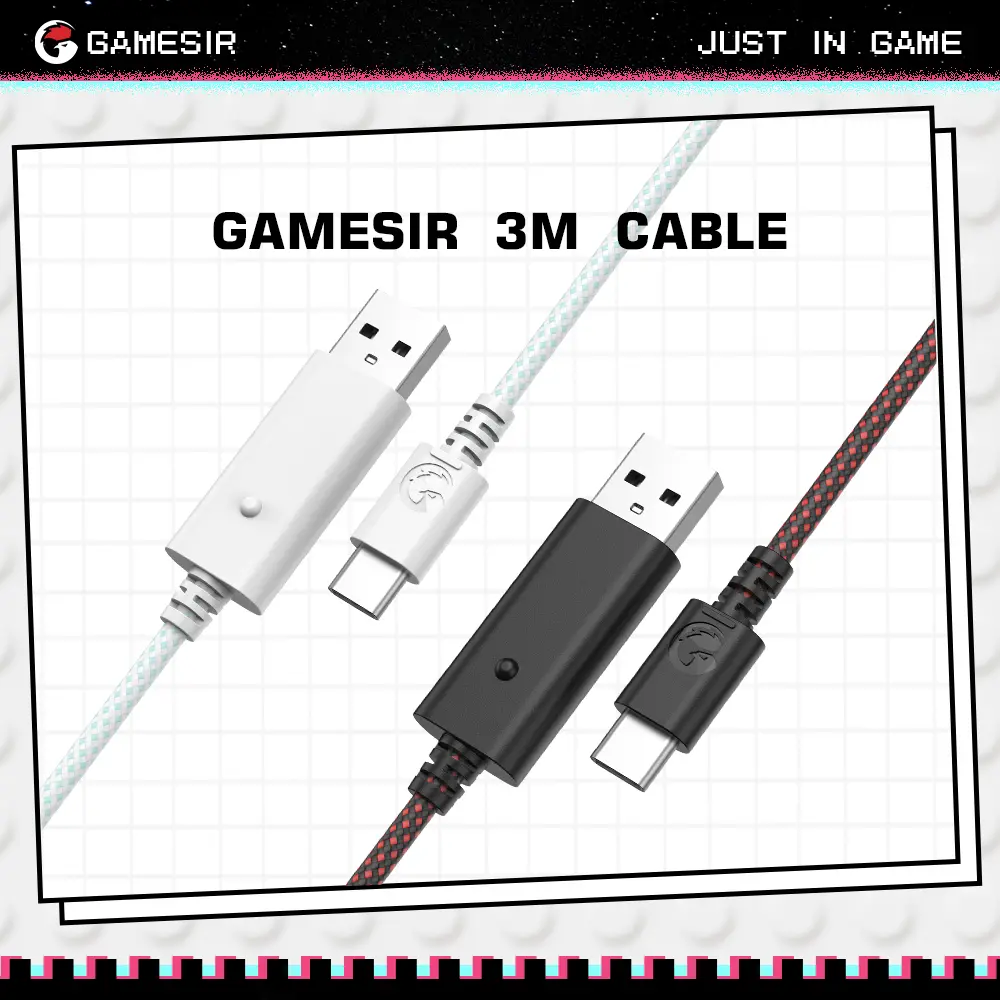 GameSir 3M USB Cable for Gamepads GameSir 3M USB Cable for Gamepads