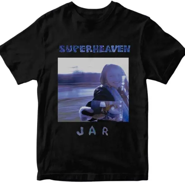Women's Spandex Short-Sleeve T-Shirt, Superheaven Jar Graphic Top, Flattering Fit for Trendsetters