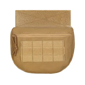 Attachment Storage Bag with Elastic Rope Fixing Structure, Quick-Release Hook-And-Loop Fastener, Outdoor Hunting Vest Backpack Accessory