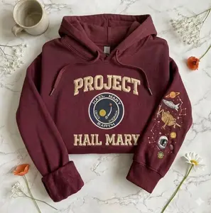 [Made-to-Order] Embroidered Project Hail Mary Sweatshirt, Sci Fi Reader T-Shirt, Bookish Lovers Clothing Gift, Vintage Galaxy Shirt