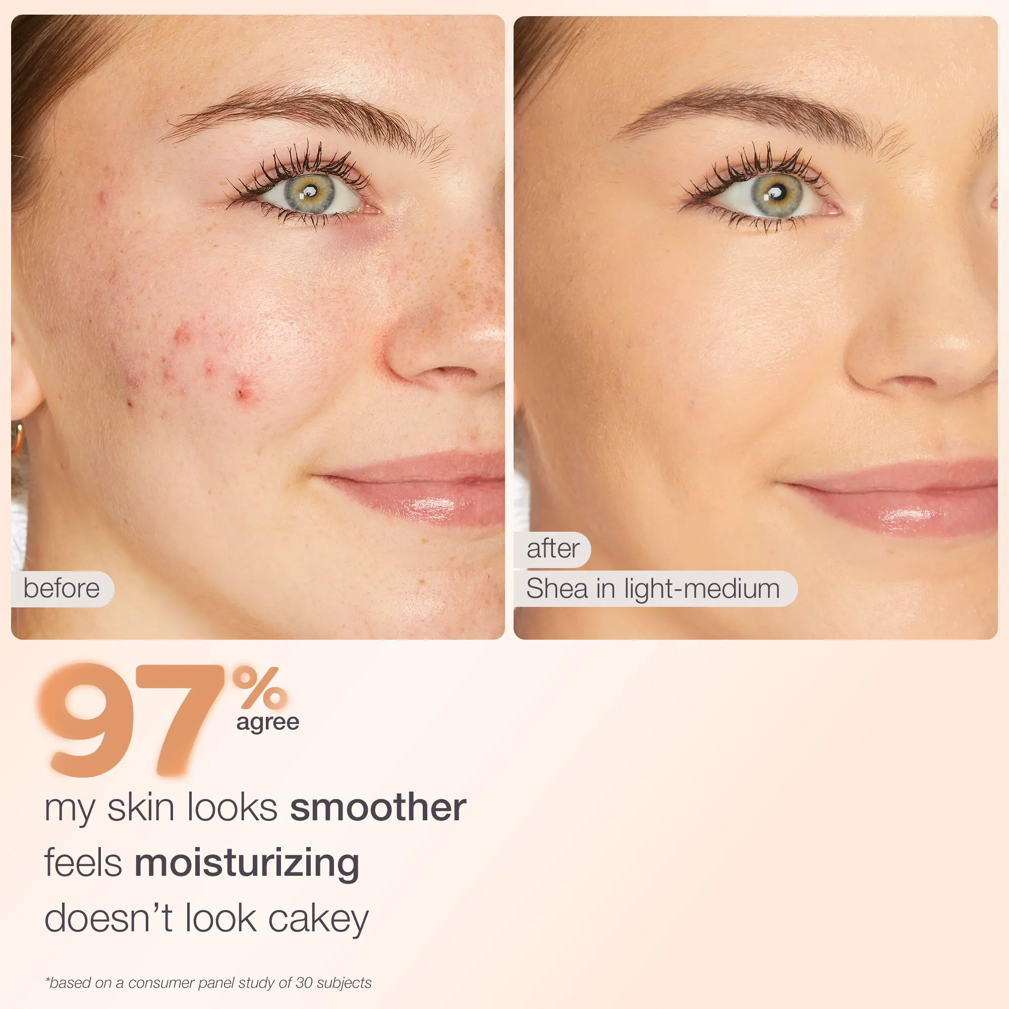 tarte BB Blur coverage result