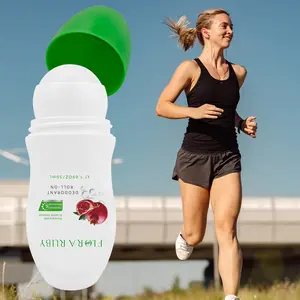 Flora Ruby Roll-On Deodorant Antiperspirant, 50ML Unisex Long-Lasting Fresh Scent, 48 Hours Protection, Sweat Control Body Care