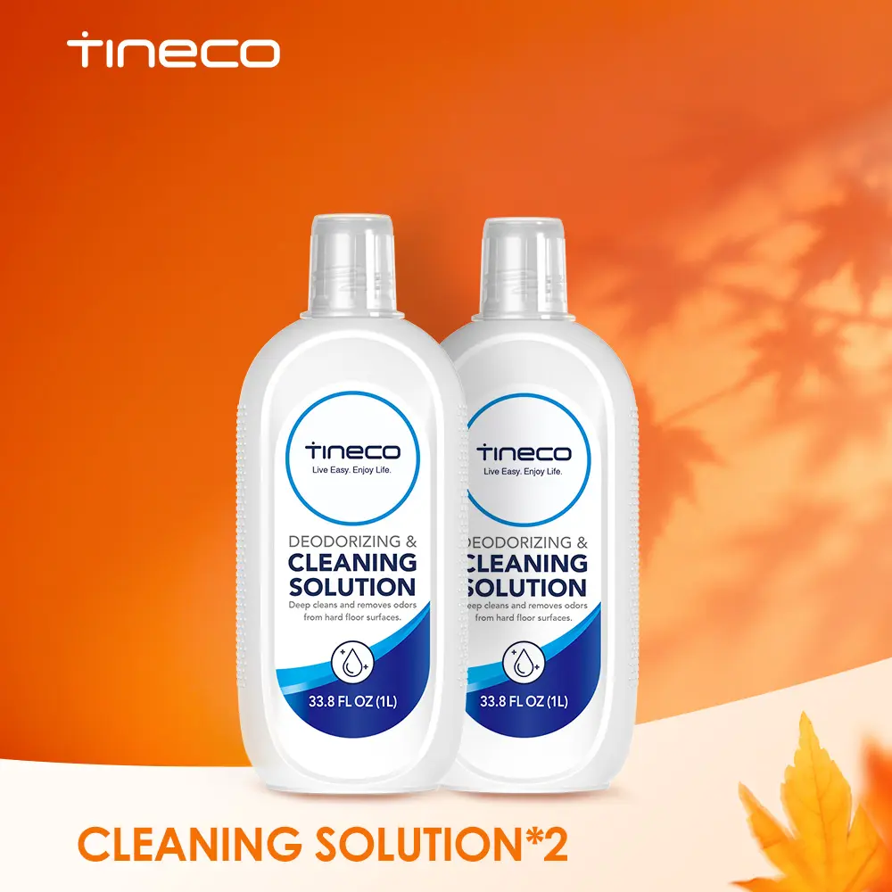 Tineco Floor Cleaning Solution 2L for iFLOOR Series (EXCEPT iFLOOR 5 Steam), FLOOR ONE S3 / S5 / S6 / S7 / S9 Artist Series (EXCEPT S5 Steam / S7 Steam/ S9 Artist Steam) Wet Dry Vacuum (33.8 OZ*2), Household, Deep Stain Remover, Cleaner, Floor Cleaner, No