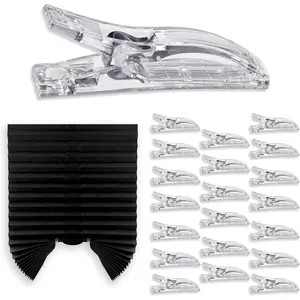 20Pcs Shade Clips for Window Blinds - Pleated Paper Adhesive Blinds Clip for Indoor Windows Bathroom No Drill