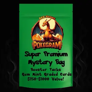 PokeGram Pokémon SUPER Premium Mystery Repack - High Value Graded Slabs, and Premium Booster Packs