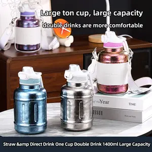 Pure Titanium Sports Water Bottle, Outdoor Convenient Simple Large Capacity Single Layer Cup, Men's Fitness Water Cup, Gym Hydration Mug