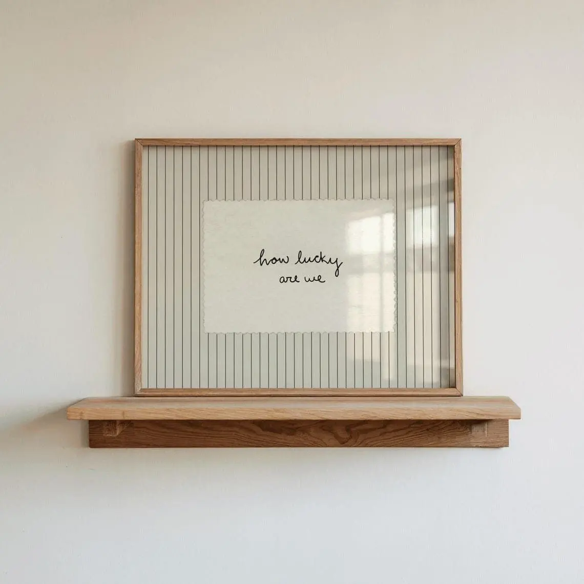 [Sale off up to 50%] [Free ship] [No Frame] PHYSICAL PRINT How Lucky Are We Print, Hand Written Wall Art, Minimalist Typography Home Decor, Western Room Poster, Cursive