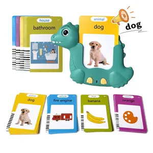 Talking Flash Card, 1 Set Educational Sight Word Flash Card with 224 Sight Words, Speech Training Tool, Vocabulary Flashcards, Educational Learning Tool for Boys and Girls Birthday Gifts, Flashcards Learning Alphabet