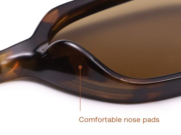 SOJOS Retro Polarized Hexagon Sunglasses for Women Men, UV400 Trendy Rectangle 70s 80s 90s Shades