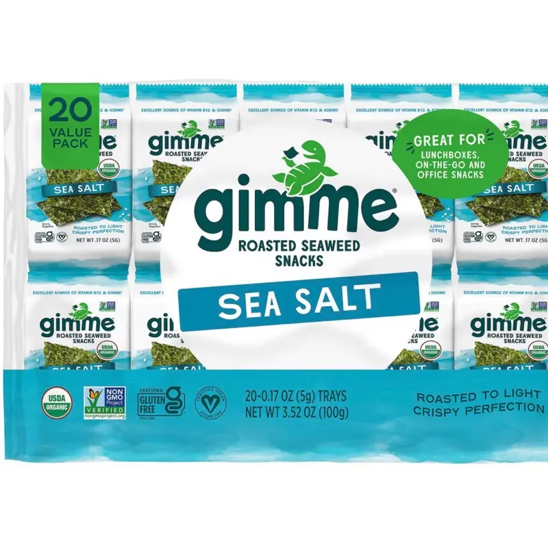Gimme Organic Roasted Seaweed Snacks, 20 pk./0.17 oz.