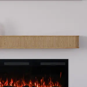 Alfama Wood Fireplace Mantel Shelf