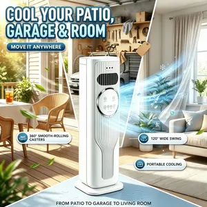 2026 ZERO QUEEN Portable Air Conditioner 12000BTU Ultra Quiet Fast Cooling Mobile AC, Smart 24H Timing Air Cooler Fan, Energy Efficient Household Cooling Appliance, Suitable for Bedroom Office Dorm Living Room Indoor Summer Comfort Cooling Usage All Day