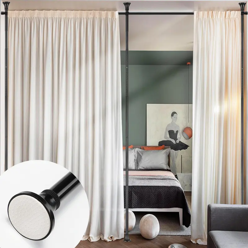 Threshold Printed Farrah Light Filtering Curtain Panel – Soft Solid, Made In USA