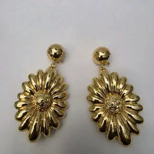 #320. 18K Gold Plated Bold Drop Earring  Unique  High quality  Water Resistant  Hypoallergenic  Nickel Free Every day,  Party .