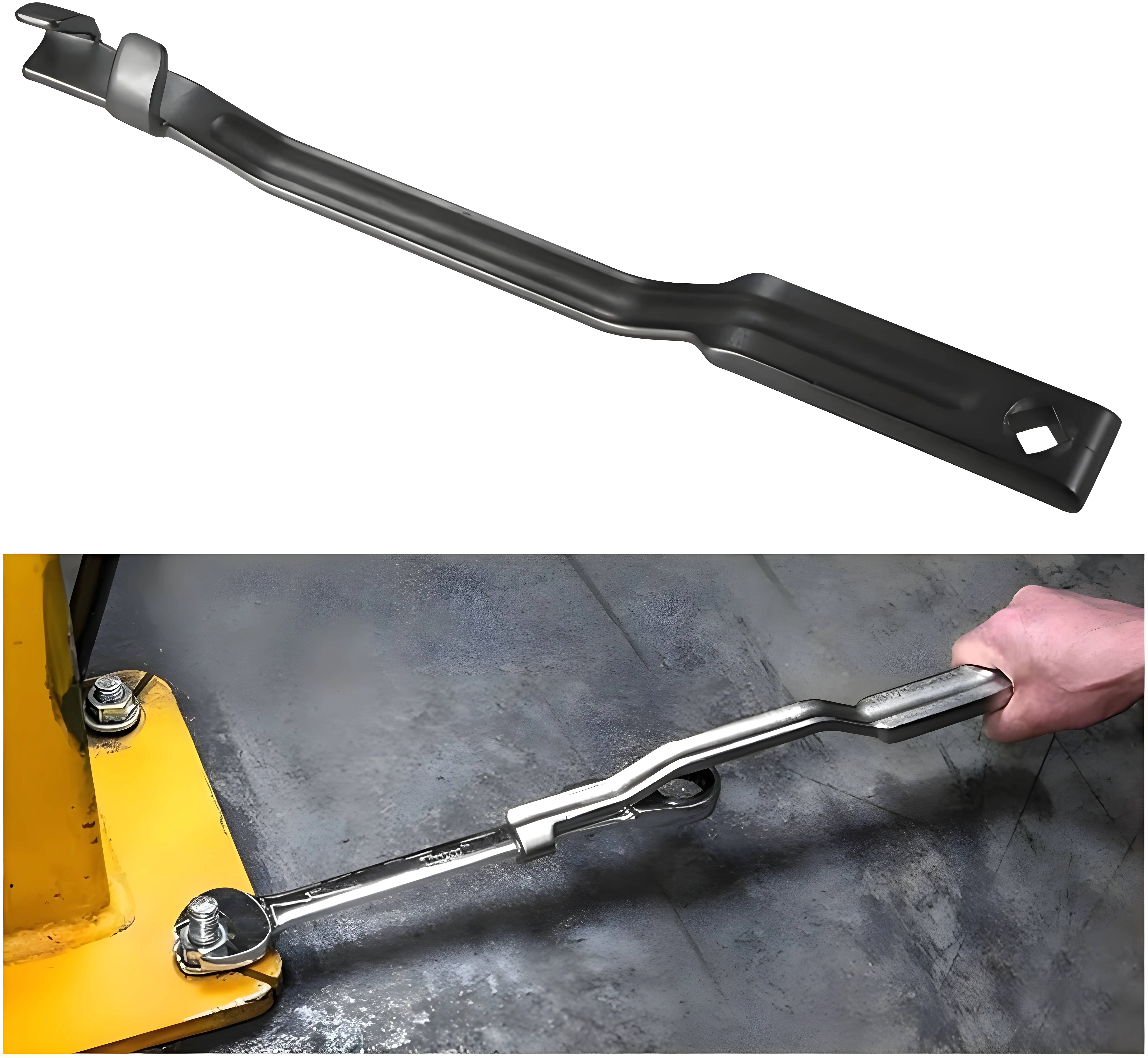 Car Wrench Extender Tool – Ultra Long Torque Extension Bar with 1/2" Square Drive, Universal for SUV, Truck, Sedan (Black)