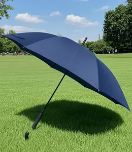 43Inch Stick Umbrella Windproof Automatic Open, Strong Frame & Long Canopy, Travel/Commute/Outdoor Use for Men and Women