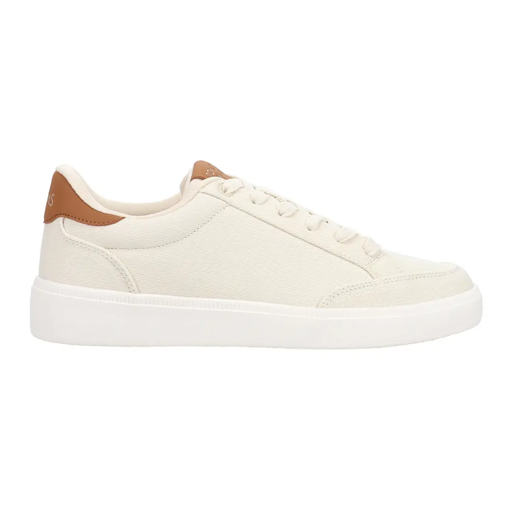 TOMS Mens Trvl Lite Rio Twill Lace Up Sneakers Shoes Casual - White