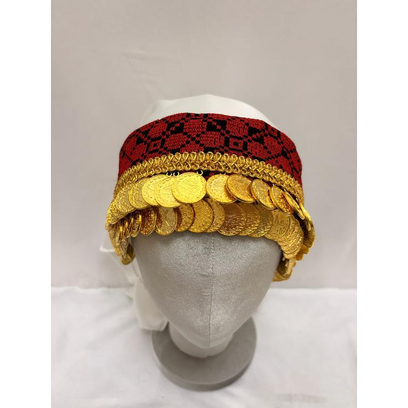 Head Lerat Bandana with Double Gold Coins: Unique Luxury for  display picture 1