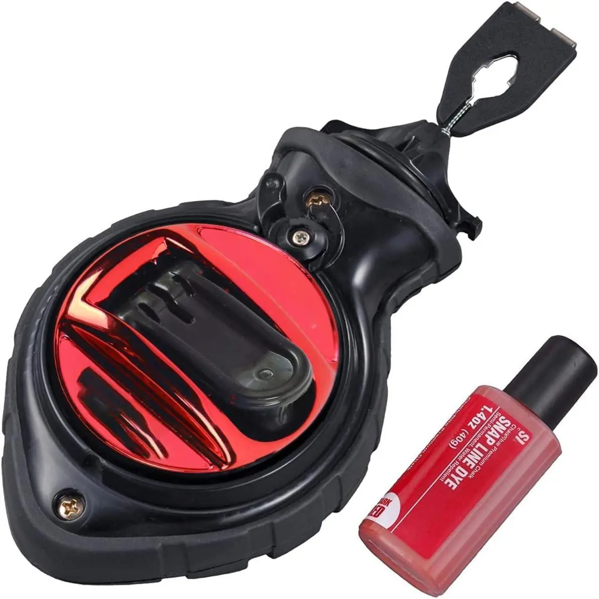 Chalk Line - Chalk-Rite Jam Free Special Edition Chalk Line with Extra Bold 1mm Snap Line & Five Gear Quick Retrieval - CR301JF-CP