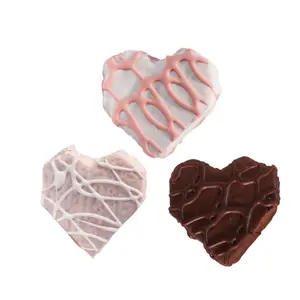 Homestead Treats Valentines Neapolitan Freeze Dried Candy Cakes Three pack,- Seasonal, Heart Shaped & Crunchy -  1x Vanilla, 1x Chocolate, and 1x Strawberry flavor