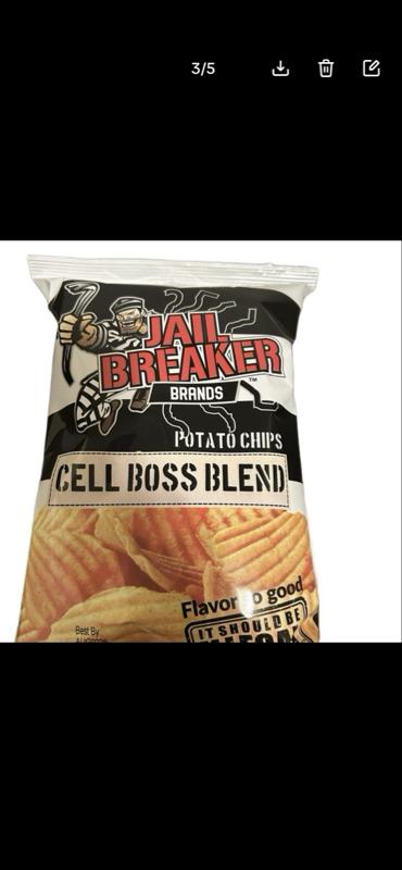 Jail Breaker Brands Cell Boss Blend Potato Chips - Flavor So Good Snack