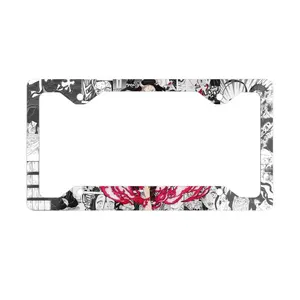 Kamado Nezuko Demon Slayer Comic License Plate Frame, Anime Car Accessories