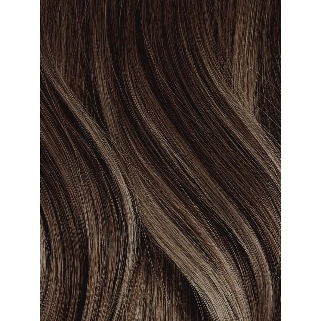 18" Espresso Brown Balayage Effortless Tape-Ins The Complete Length & Volume Kit (90g)