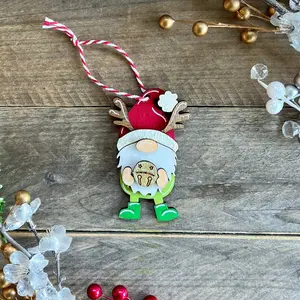 Reindeer Elf Gnome Ornament