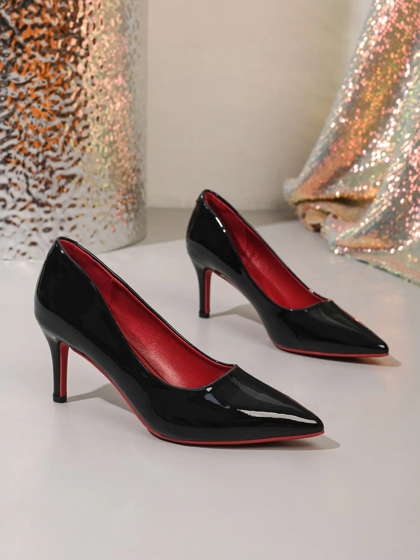 Women's Simple Basic Low Heel Single Shoe, High Heels, Slip-On Casual Footwear for All Seasons, Perfect for Daily Wear & Special Occasions