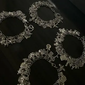 Full Silver Charm Bracelets