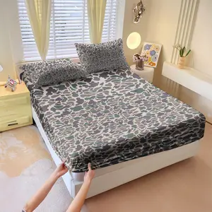 3-piece bed sheet set, oversized bedding bed sheet set, including 1 bed sheet and 2 pillowcases, durable and comfortable design, suitable for bedroom use