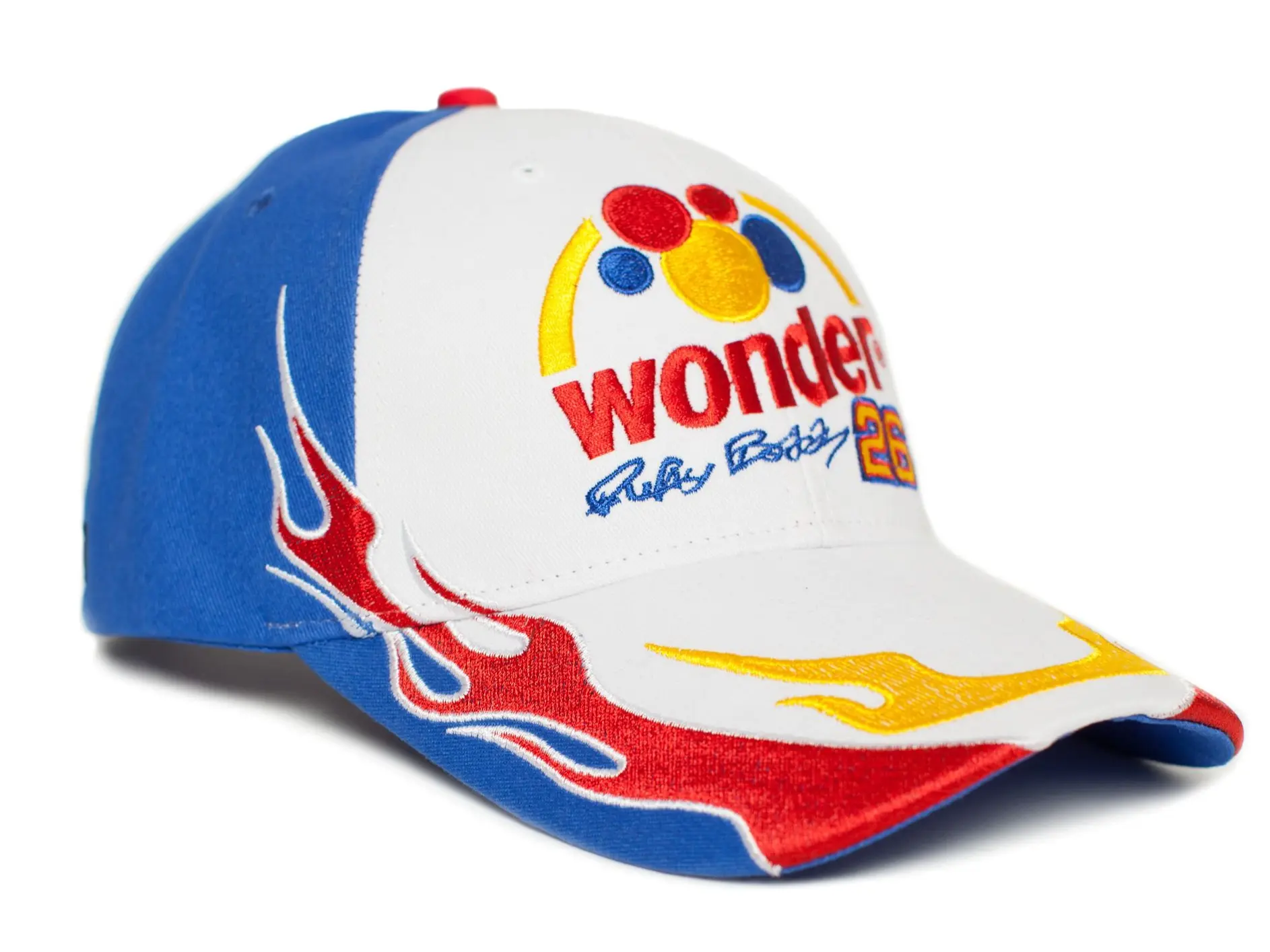 Wonder Bread Unisex-Adult Talladega Nights Ricky Bobby Cap -One-Size Multi