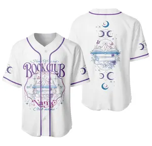 Personalized House Of Wind Book Club Baseball Jersey, Baseball Jersey Shirt, Outdoor Sports, Sport Shirt, Dynamic And Comfortable