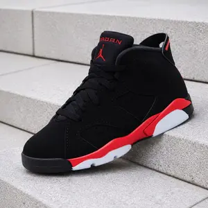 Nike Air Jordan 6 Retro Reverse Infrared IQ1280-001 Toddler Fashion Sneaker New