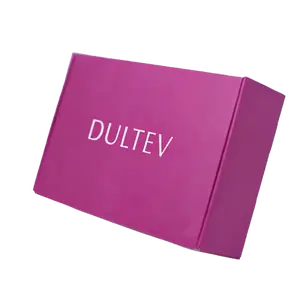 Dultev  NJ Free Gift Box for Wig & Gifts Hair CarePackage for Daily Use -Pink Cardboard WIGS ShippingBox for Small ltems Y