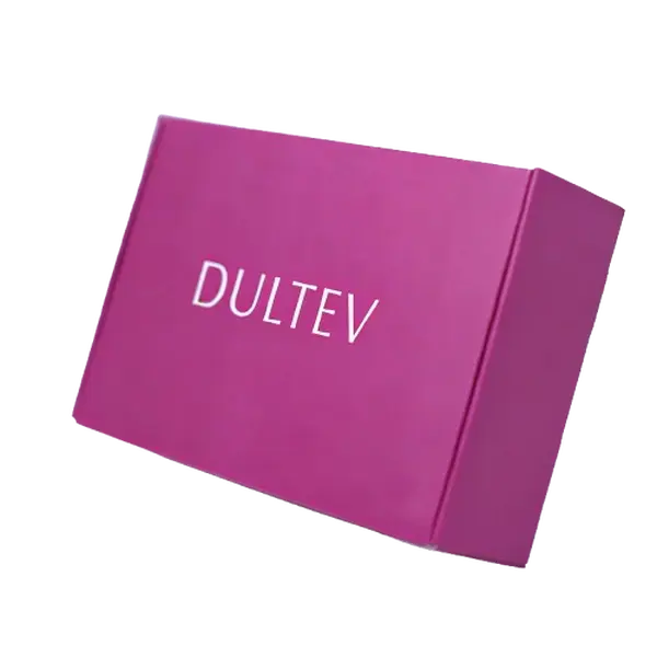 Dultev  NJ Free Gift Box for Wig & Gifts Hair CarePackage for Daily Use -Pink Cardboard WIGS ShippingBox for Small ltems Y Wrapping Box